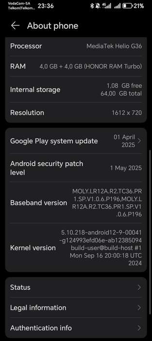 Honor X5b  phone 64GB