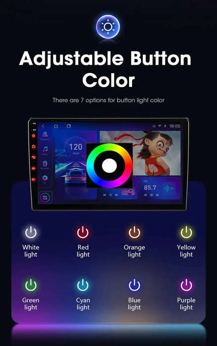Nissan Magnite Premium 9" QLED Android Head Unit, DSP, 4GB 64GB
