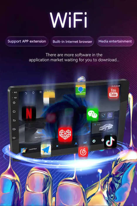 Toyota Hilux 2015 - 2024 Premium 9" QLED Android Head Unit, DSP, 4GB 64GB