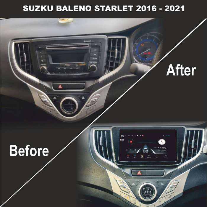 Suzuki Baleno 2016 - 2021 Premium 9" QLED Android Head Unit, DSP, 4GB 64GB