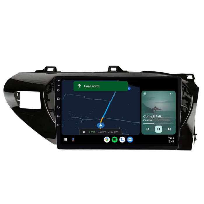 Toyota Hilux 2015 - 2024 Premium 9" QLED Android Head Unit, DSP, 4GB 64GB