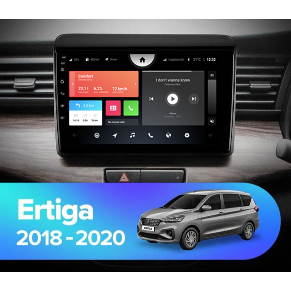 Suzuki Ertiga / Toyota Rumion 2018-2022 Premium 9" QLED Android Head Unit, DSP, 4GB 64GB