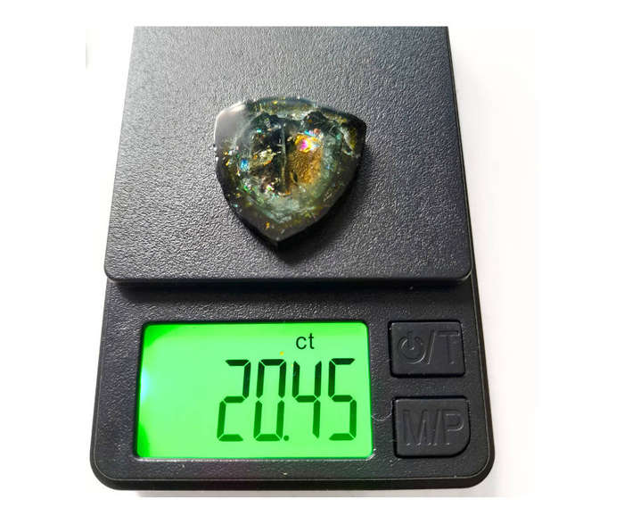 Watermelon Tourmaline Slice
