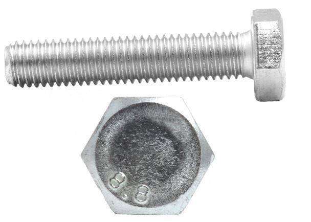 6mmx40mm 8.8 H/T Hex HD Set Screw Plain (100 piece per packet)