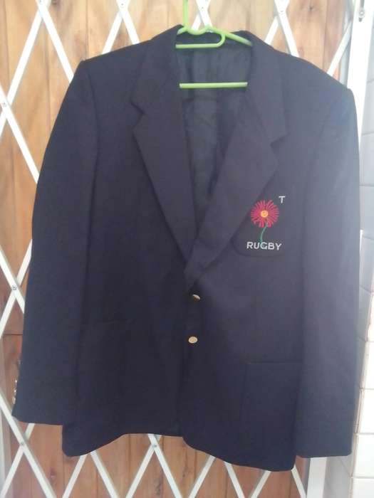 Vintage Northern Territory Rugby Blazer  Navy with Embroidered Emblem