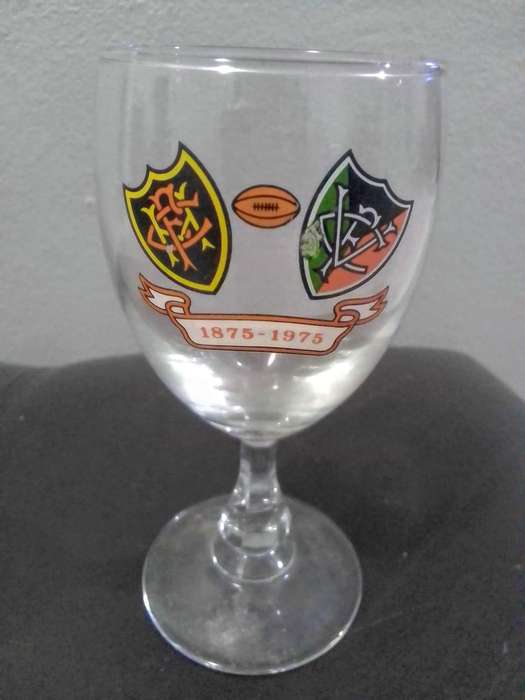 Vintage Rugby Centenary Glass 18751975 Rare Collectors Item