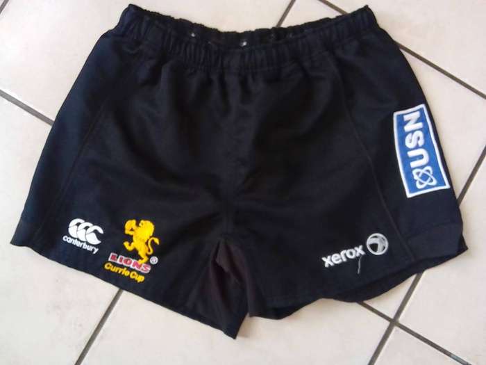  For Sale: Lions Currie Cup Rugby Shorts  Canterbury