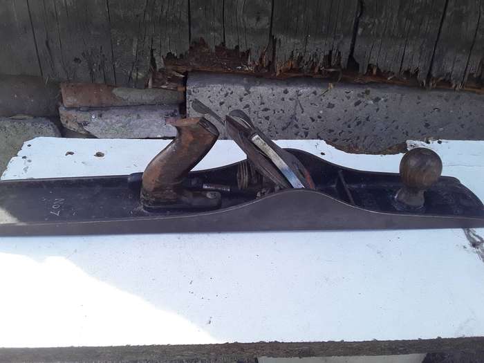 Vintage Stanley Bailey No.7 wood plane