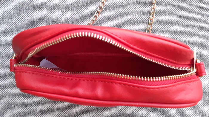 Red Quilted Crossbody Bag