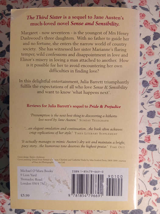 The third sister: A continuation of Jane Austen' Sense and Sensibility