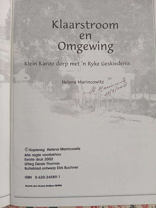 Klaarstroom en Omgewing