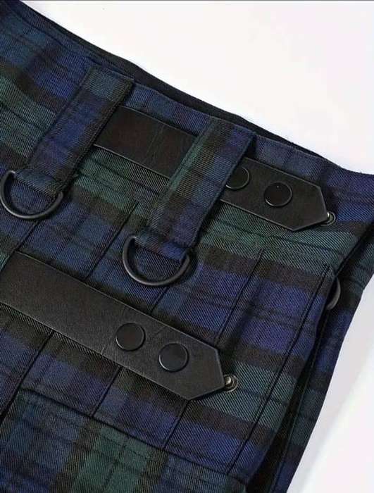 Green Tartan Men's Skirt