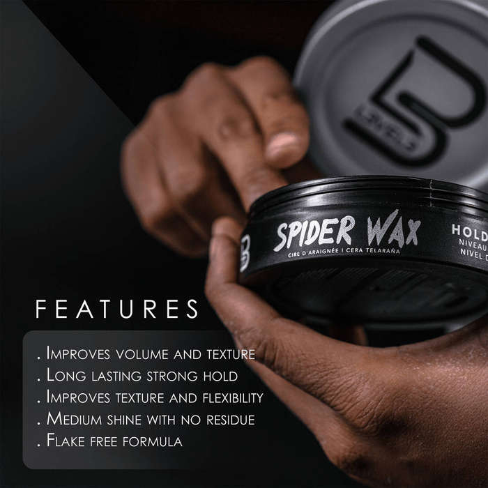 Hair L3VEL3  Spider Wax - Fiber Texture Wax