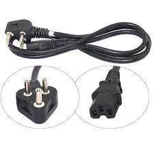 Computer Power Cable - PC Power Cable - Kettle Cord - 3 PIN RSA Plug