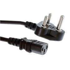 Computer Power Cable - PC Power Cable - Kettle Cord - 3 PIN RSA Plug