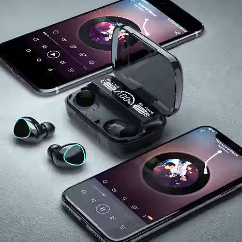 M10 TWS Wireless Bluetooth 5.1 Headphones HIFI Stereo Headphones Waterproof Sports Headphones