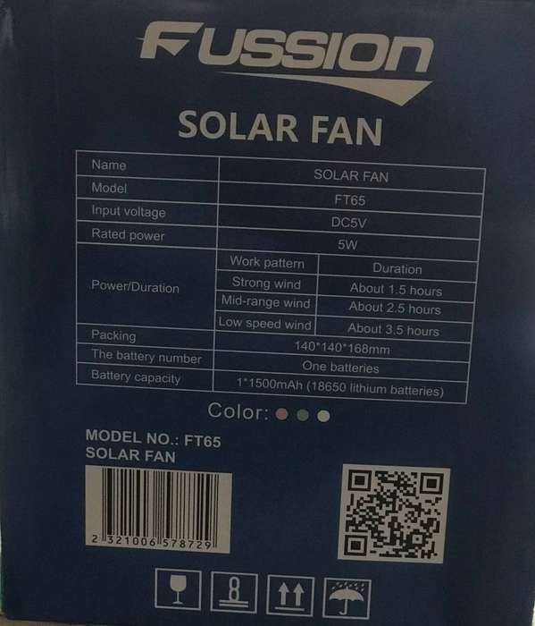 Fussion solor fun 5.5V 1W