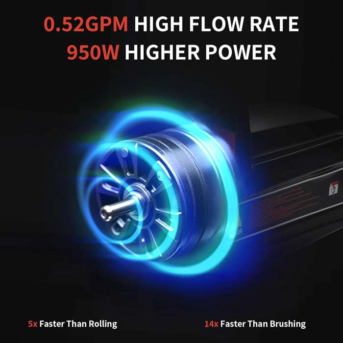 AEROPRO 628 Tools Airless Paint Sprayer, 950W 0.52GPM 3300PSI High Efficiency Airless Sprayer