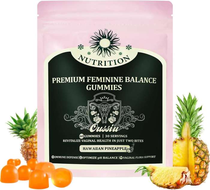 Premium Vital Nature Balance Feminine Gummies for Women's Sealed-1pack,Pineapple Feminine Gummies