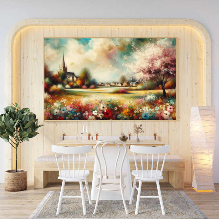Digital Wildflower Wall Art