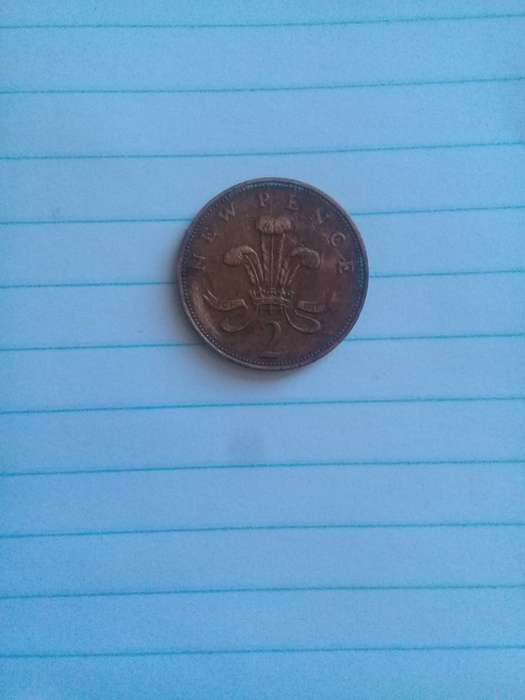 2 New Pence D.G.REG.D.1971 ELIZABETH.II