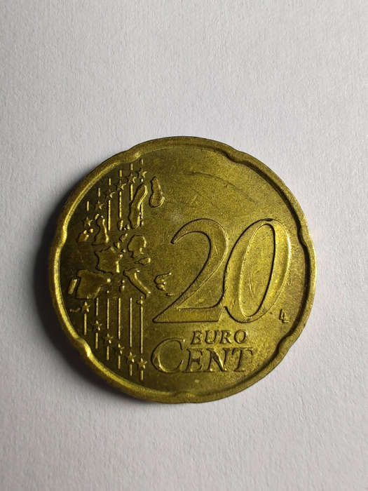 2002 ITALY 20 Euro Cent
