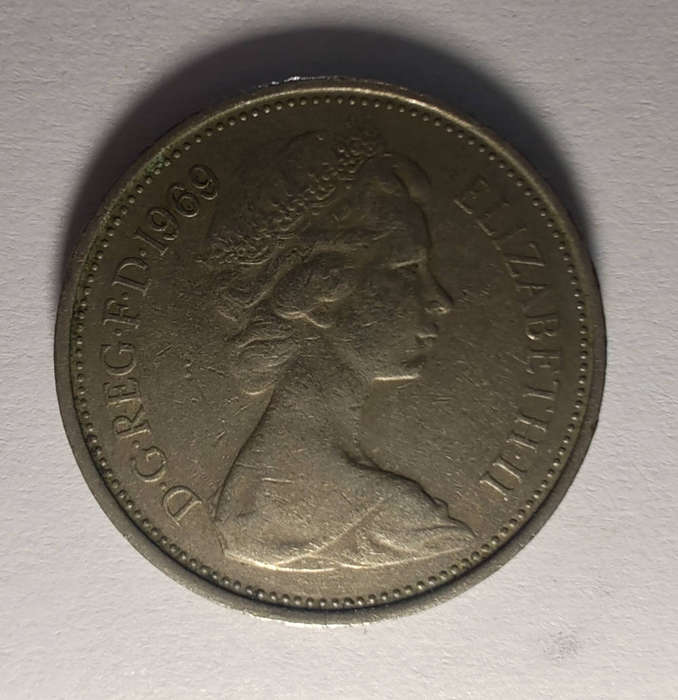 1969 5 New Pence
