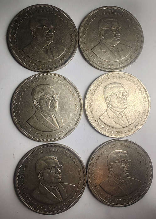 Mauritius Rupee coin LOT