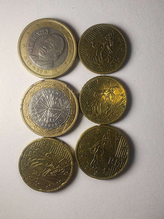 EURO COIN LOT 6x Coins