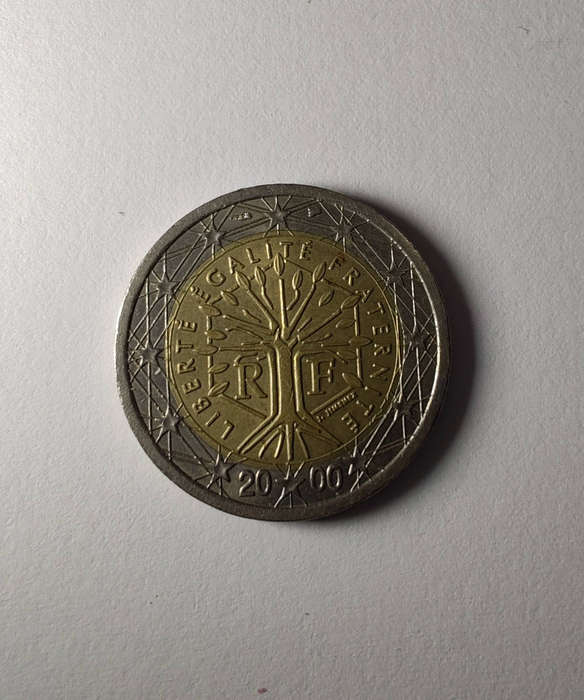 2000 France 2 Euro Coin