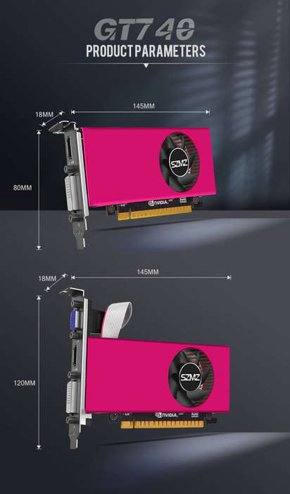 GT 740 4GB GDDR5 128bit low profile