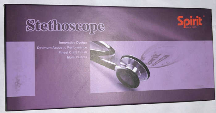 SPIRIT Stethoscope Binaural with black eartips and black tubing only ( No Chestpiece)