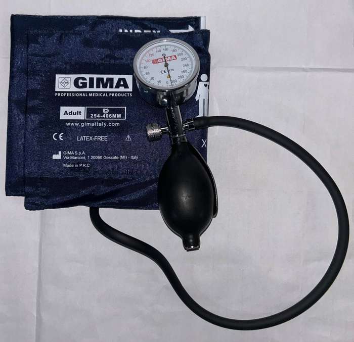 Aneroid Blood Pressure Monitor (SPHYGMOMANOMETER - GIMA32725 - white)