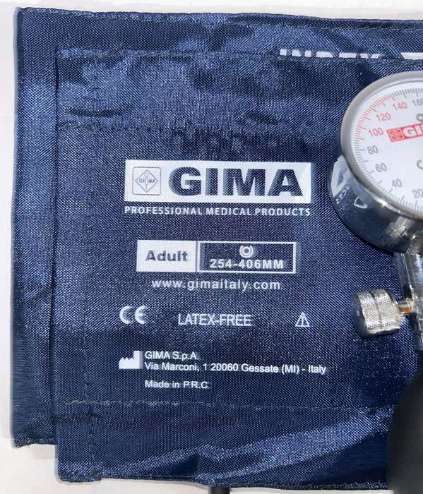 Aneroid Blood Pressure Monitor (SPHYGMOMANOMETER - GIMA32725 - white)