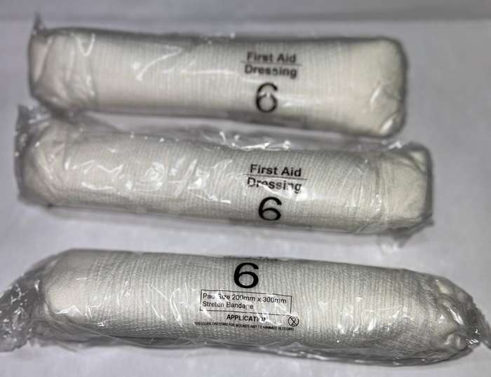 Basic First Aid Booster Kit (Black Bag)