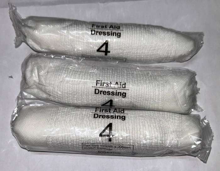 Basic First Aid Booster Kit (Black Bag)