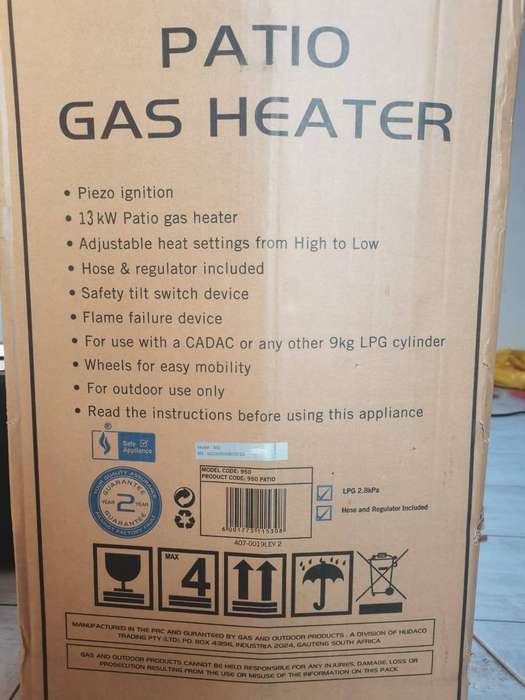 Patio Heater Stainless Steel