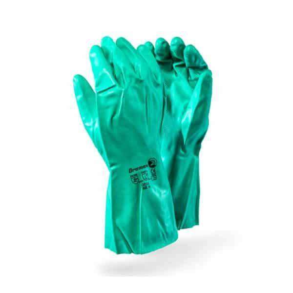DROMEX CHEMICAL NITRILE GLOVES SIZE 6 (PACK OF 10 PAIRS)