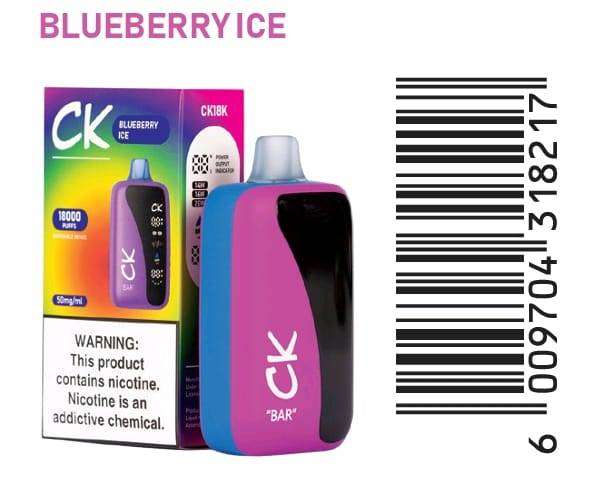 Ck Disposable Vape-18k Puffs Blueberry Ice