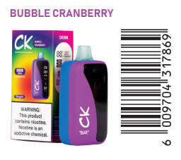 Ck Disposable Vape-18 k Puffs Bubble Cranberry