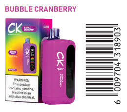 Ck Disposable Vape-20 k Puffs Bubble Cranberry