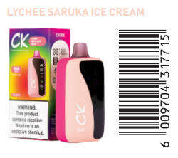 Ck Disposable Vape-18 k Puffs Lychee Sakura Ice Cream