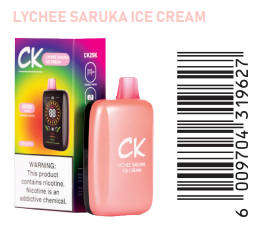 Ck Disposable Vape-25 k Puffs Lychee Sakura Ice Cream
