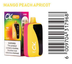 Ck Disposable Vape-18 k Puffs Mango Peach Apricot