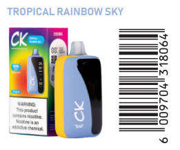 Ck Disposable Vape-18 k Puffs Tropical Rainbow Sky