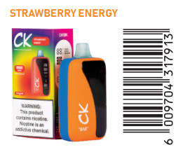 Ck Disposable Vape-18 k Puffs Strawberry Energy
