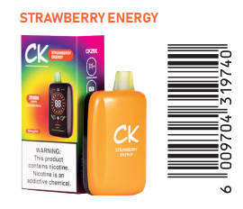 Ck Disposable Vape-25 k Puffs Strawberry Energy