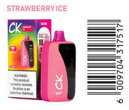 Ck Disposable Vape-18 k Puffs Strawberry Ice