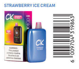 Ck Disposable Vape-25 k Puffs Strawberry Ice Cream