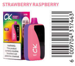 Ck Disposable Vape-18 k Puffs Strawberry Raspberry